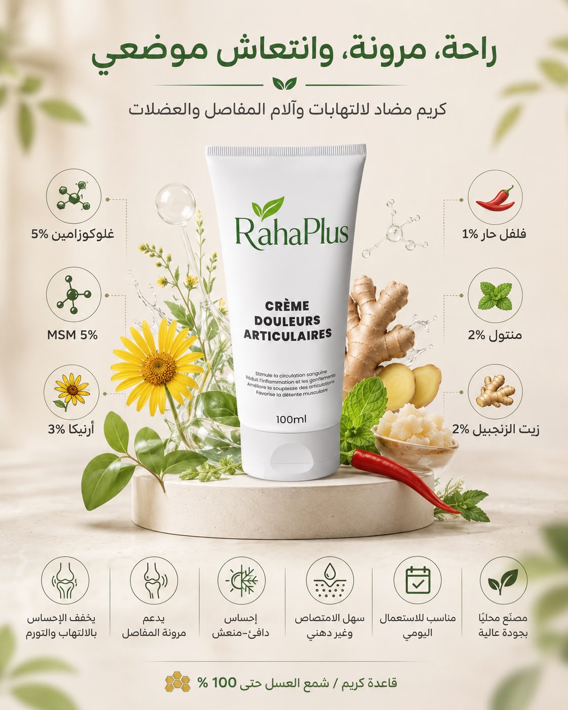 مكونات RahaPlus